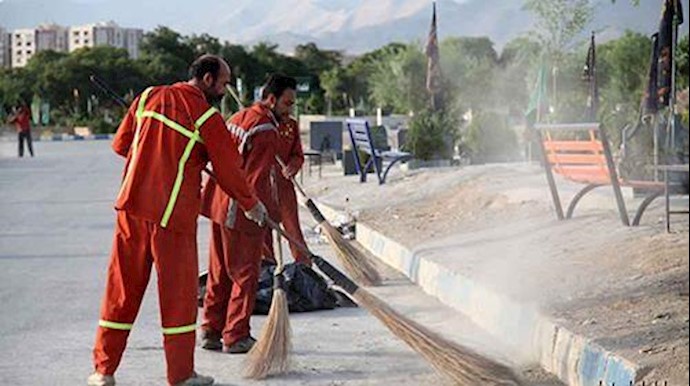ايران.. تجمع احتجاجي لعمال بلدية أراک