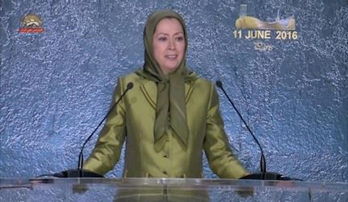 کلمة مريم رجوي في ندوة رمضانية تضامنا مع الثورة السورية -11 يونيو 2016 ( الحلقة الاولی )