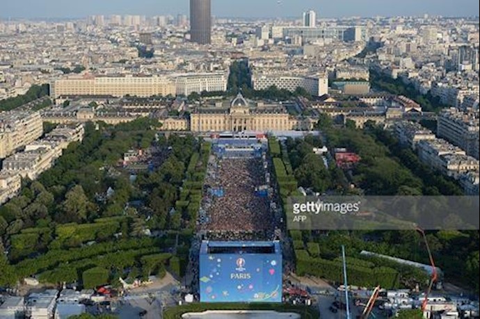 ترحيب 80 ألف شخص من بطولة أمم اوروبا في باريس+ صور