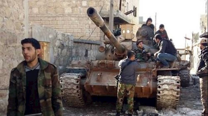 ميليشيات عراقية وإيرانية تکشف عن حشودها لمساندة النظام السوري في ريف حلب