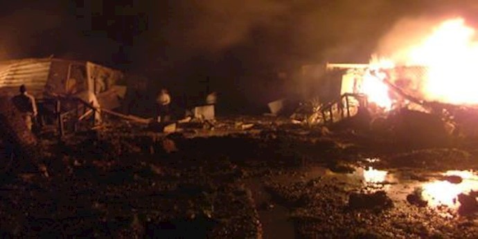 عاجل : قصف صاروخي ثقيل علی مخيم ليبرتي - بيان رقم 1