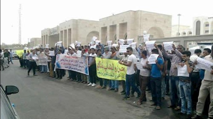 احتجاج عمالي في بندرعباس واعتراض قرويين في قزوين