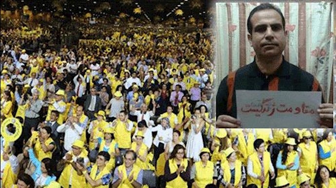 سجن جوهردشت: السجين السياسي خالد حرداني يدعو للمشارکة في تجمع باريس الحاشد