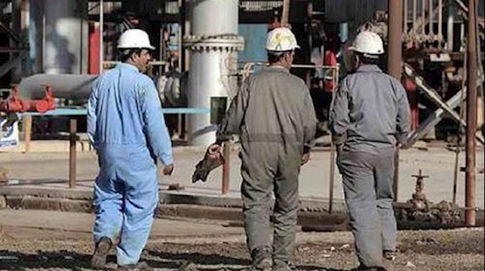 اليوم الثالث من احتجاج مئات من عمال بتروکيمياوية برديس
