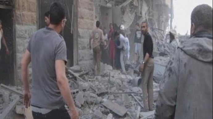 غارات علی مدينة الأتارب غرب حلب تحصد 10 مدنيين