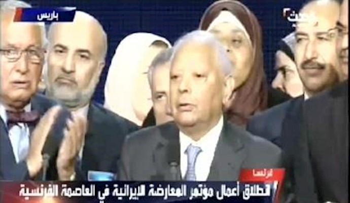 کلمة صالح القلاب وزير الاعلام الاردني سابقا في مؤتمر المقاومة الايرانية بباريس 9 يوليو2016
