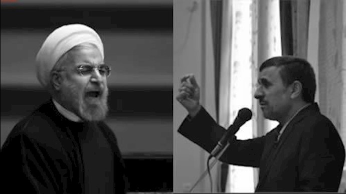 هجمات الحرسي احمدي نجاد وعصابة خامنئي علی الملا روحاني