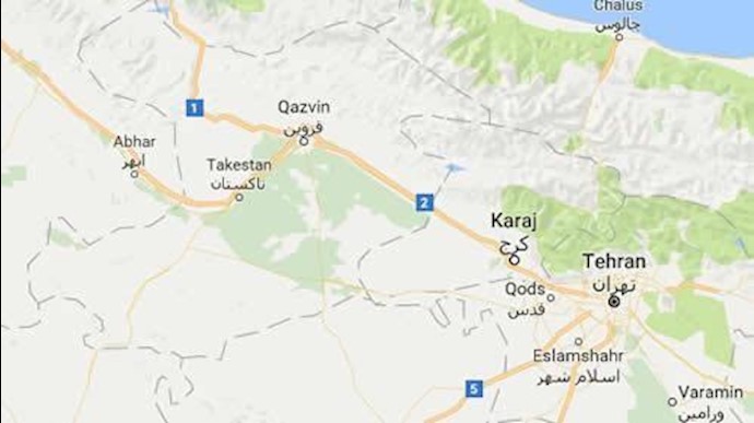 احتجاج علی الحرسي احمدي نجاد في مدينة قزوين: اين 16مليار