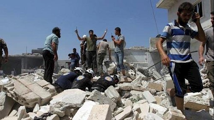 مجزرة جديدة وسط إدلب بتوقيع النظام السوري