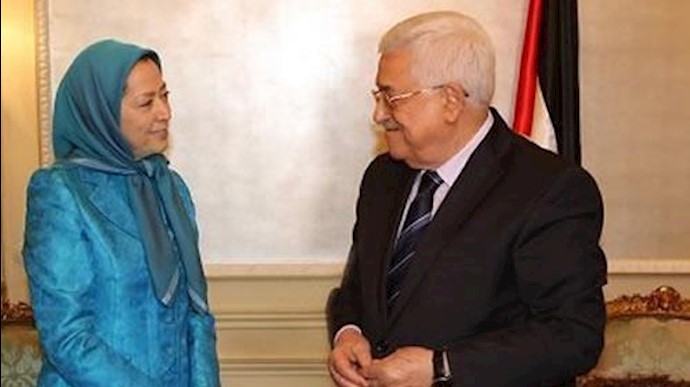 تواصل العواء الهيستري والمذعور في ولاية خامنئي الناجم عن لقاء الرئيس الفلسطيني بالرئيسة المنتخبة للمقاومة الإيرانية