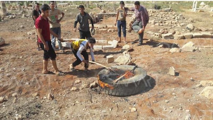 أطفال حلب يبتکرون وسيلة لتحييد الطيران الروسي ..تعرّف عليها