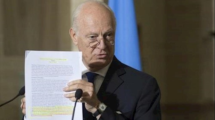 دي ميستورا: هناک أدلة کثيرة علی قصف حلب بغاز الکلور السام