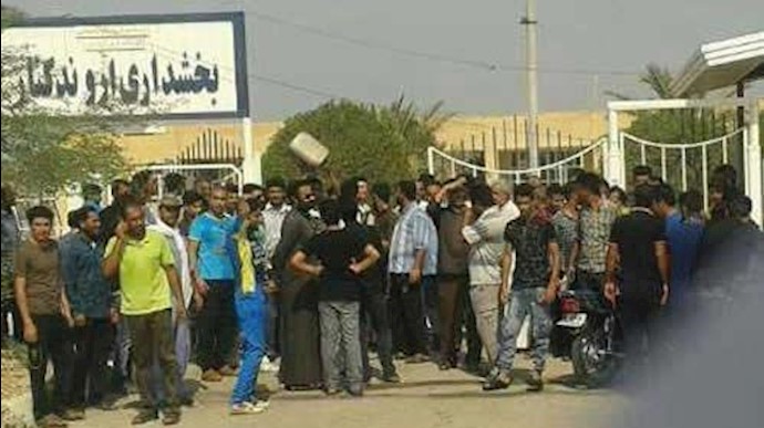 إيران.. تجمع أهالي«اروندکنار» احتجاجا علی أزمة المياه