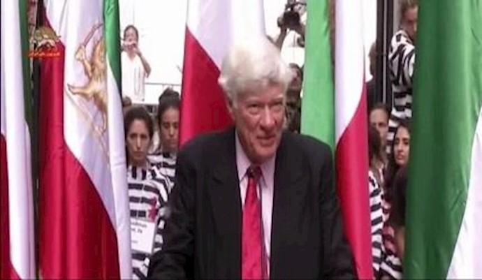 کلمة السير جفري روبرتسون المحامي البارز البريطاني في مظاهرة لا لروحاني في نيويورک