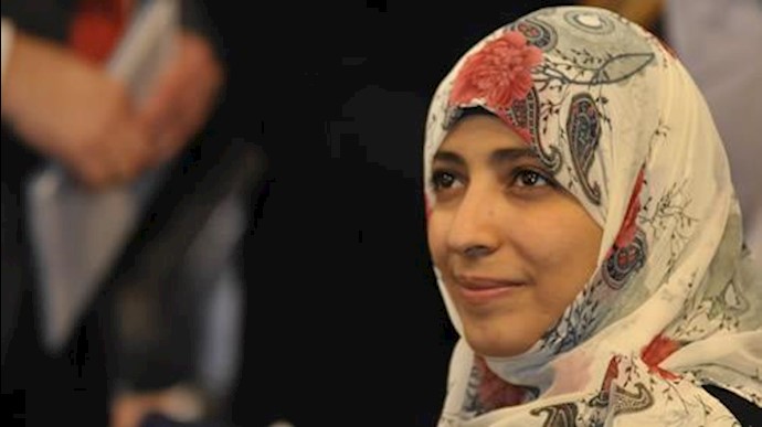 توکل کرمان الحائزة علی جائزة نوبل للسلام: طهران تساند وتمول الانقلابيين في اليمن