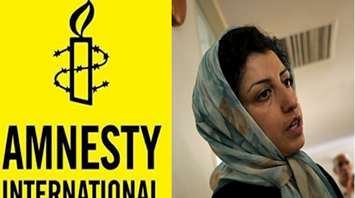العفو الدولية تستنکر تثبيت سجن الناشطة الإيرانية نرجس محمدي