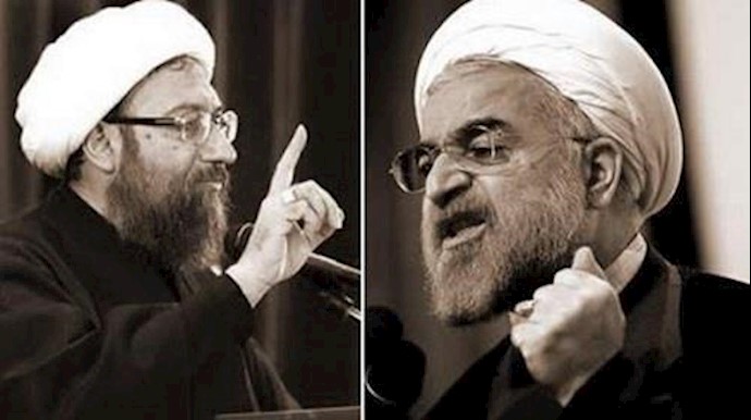 إيران.. الفساد يشعل حرباً کلامية بين روحاني ولاريجاني