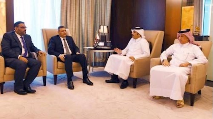 وزير خارجية قطر يستقبل ممثلي المعارضة السورية بالدوحة