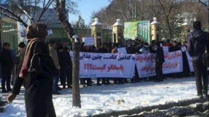 إيران..تجمع احتجاجي لعمال معمل صهر الحديد في مدينة اردبيل