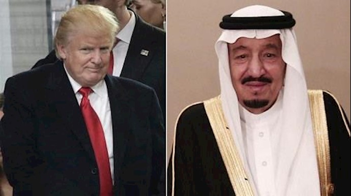 ترمب والملک سلمان يبحثان المناطق الآمنة ومواجهة تدخلات إيران