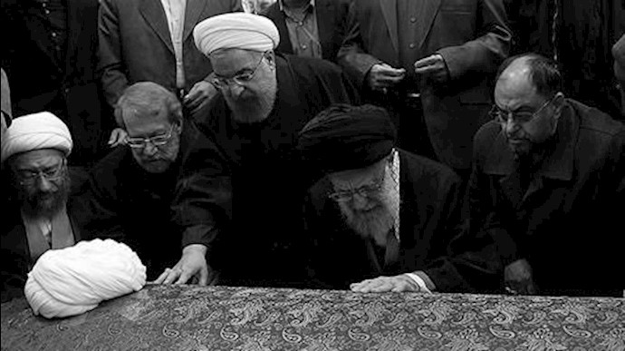 استبدال عبارة في صلاة الميت من قبل خامنئي علی نعش رفسنجاني