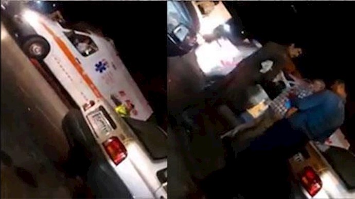 إطلاق مأموري الأمن الداخلي النار علی المواطنين في مدينة شيراز + فيديو