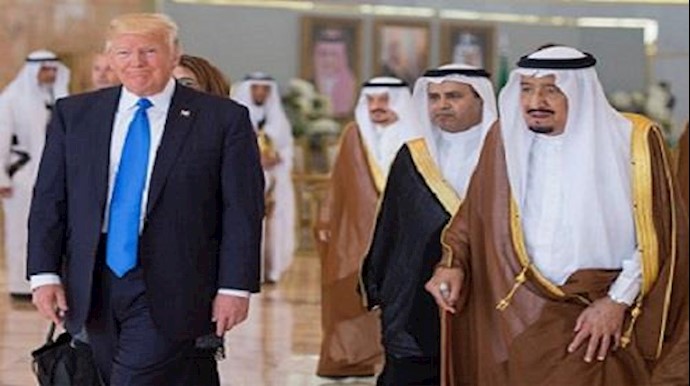 ملک السعودية يشيد في اتصال مع ترامب بجهود ادارته لمواجهة «تهديدات» ايران