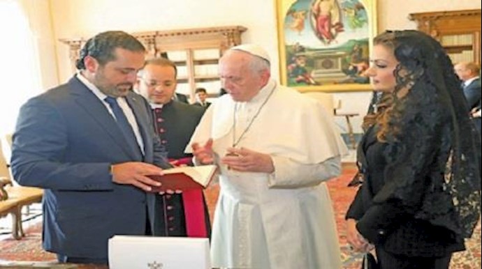 الحريري يعلن بعد لقاء البابا: سيزور لبنان قريباً وغير مقبول إرغام السوريين علی العودة