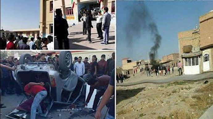 مواطنون اروميه الغاضبون يشنون هجوما آخر علی مدرستين أخريين ليلة الاثنين