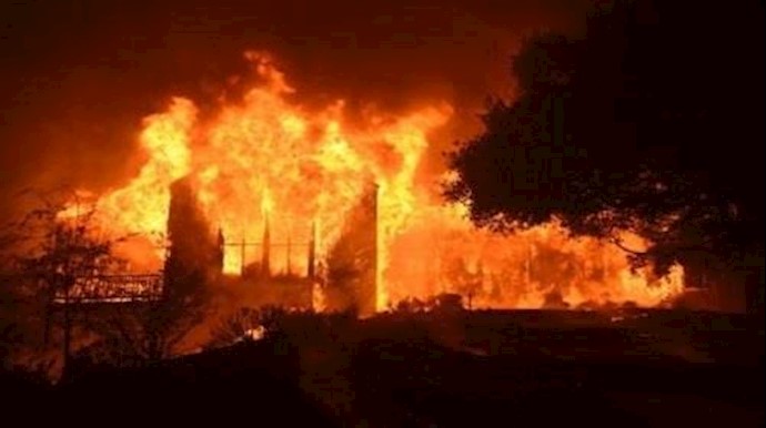 ارتفاع حصيلة الحرائق بکاليفورنيا الی 38 قتيلا