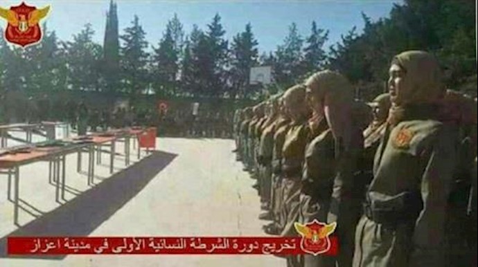 تخريج دفعة من الشرطة النسائية بريف حلب الشمالي