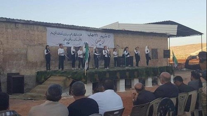 فعاليات مدنية في "حاس" في ذکری "مجزرة الأقلام"