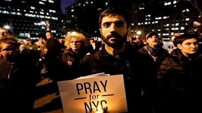 تأبين ضحايا هجوم مانهاتن بالشموع والدراجات