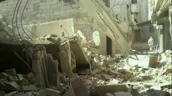 مجزرة جديدة بالغوطة.. النظام يقصف حرستا بغاز الکلور