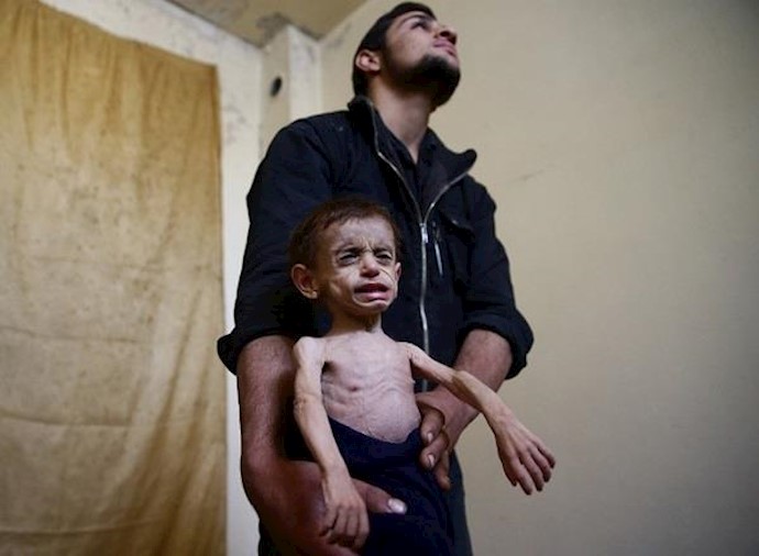 الغوطة الشرقية .. أکثر من 8 آلاف طفل "تحت الحصار"