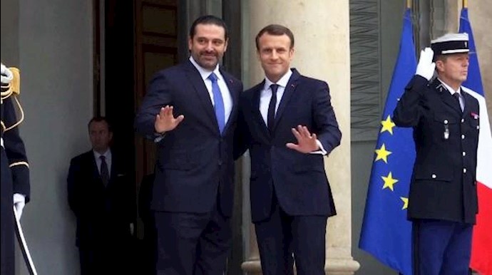 الرئيس الفرنسي يستقبل الحريري وعائلته في الإليزيه