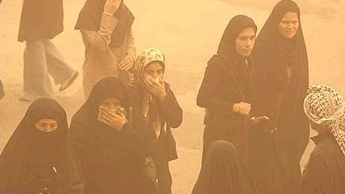 تلوث الهواء في محافظة ايلام يتجاوز الحد المسموح به 20 مرة