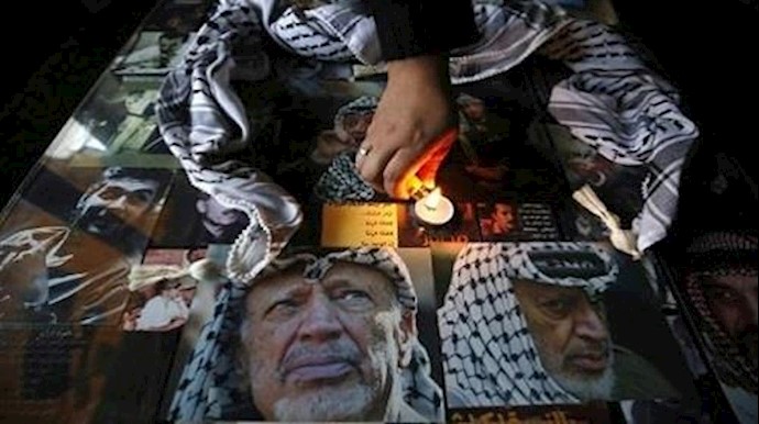 رام الله وغزة تحييان الذکری 13 لرحيل الزعيم الفلسطيني التاريخي ياسر عرفات(صور+فيديو)