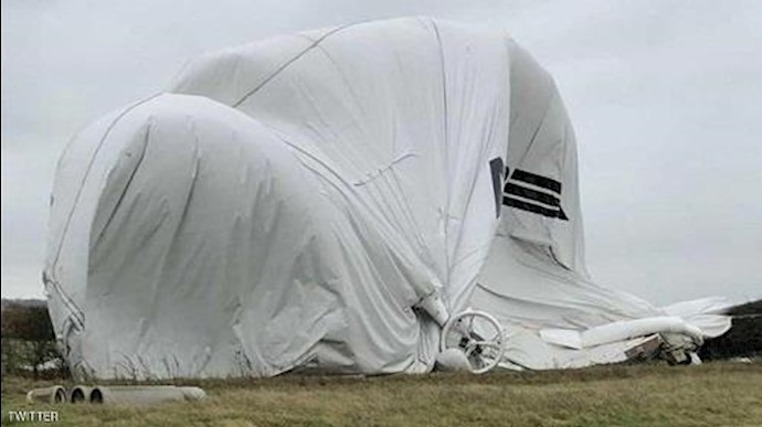 تحطم أضخم طائرة بالعالم في بريطانيا