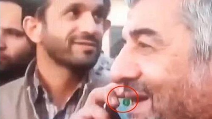 "الزر الأخضر" يفضح قائد الحرس الثوري الإيراني+فيديو