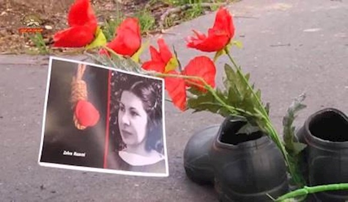 معرض بباريس لمجزرة العام 1988 ووضع المواطنين المنکوبين بالزلزال في محافظة کرمانشاه – نوفمبر 2017