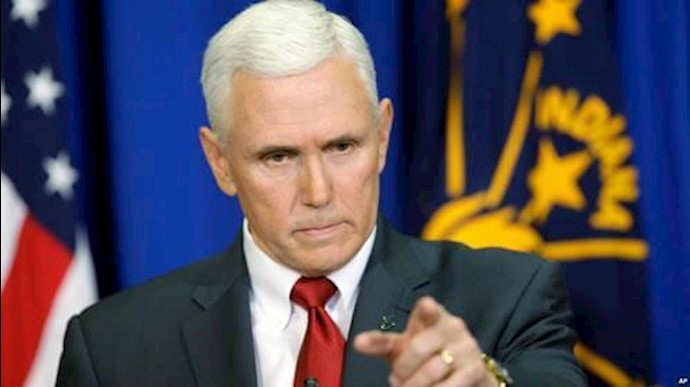 نائب الرئيس الأمريکي: أقف مع المحتجين السلميين في إيران