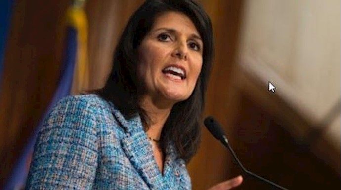 السفيرة الاميرکية لدی الامم المتحدة ستقدم «ادلة دامغة» ضد النظام الإيراني