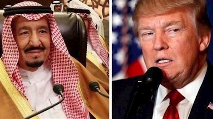 اتصالا هاتفيا دونالد ترمب والملک سلمان بشأن مستجدات الأوضاع في القدس.