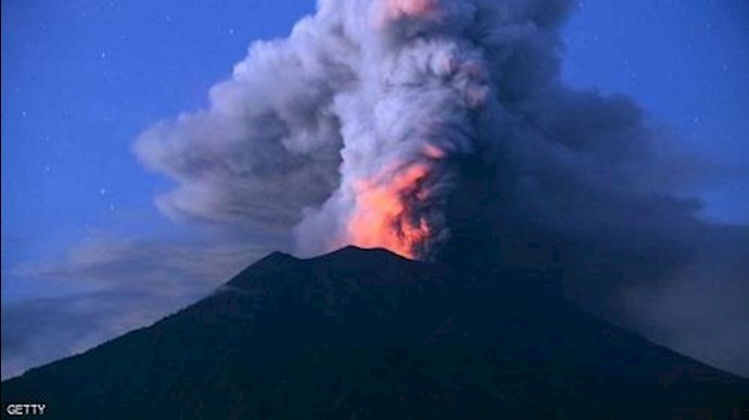 إندونيسيا.. تراجع نشاط برکان بالي