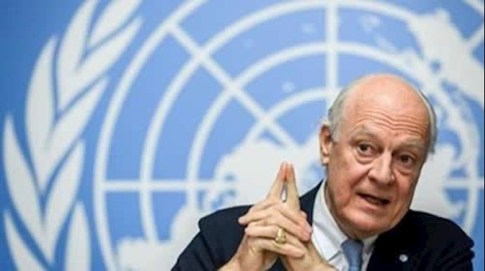 دي ميستورا يتهم دمشق بافشال مفاوضات السلام في جنيف