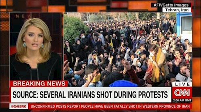 سي ان ان: المتظاهرون الإيرانيون يدعون إلی إسقاط «علي خامنئي»