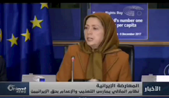 مريم رجوي «اطلبوا خروجا فوريا لقوات الحرس والمليشيات العميلة لها من سوريا و بلدان المنطقة »