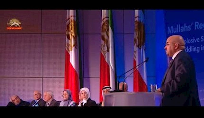 کلمة عبد الله الطايررئيس مرکز مستقبل الخليج للبحوث والدراسات في مؤتمر المقاومة الإيرانية بباريس