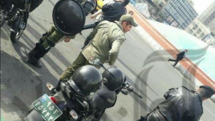 حملة واسعة لمکافحة الشغب خوفا من تظاهرة المواطنين المنهوبة أموالهم في طهران